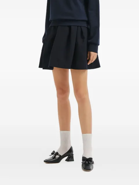 SHUSHU/TONG minijupe à design plissé