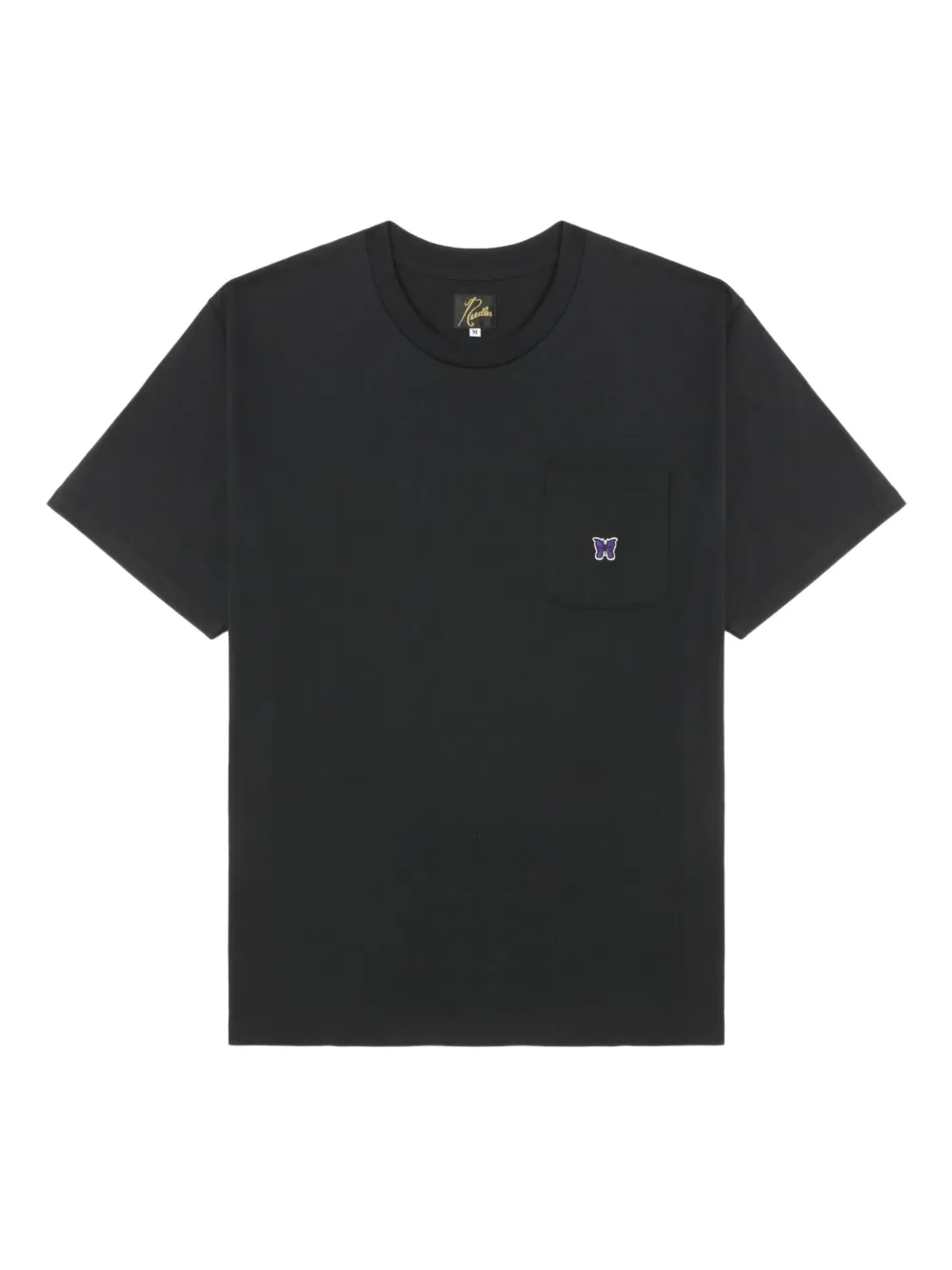 Needles playera con bolsillo de parche | negro | Image 1