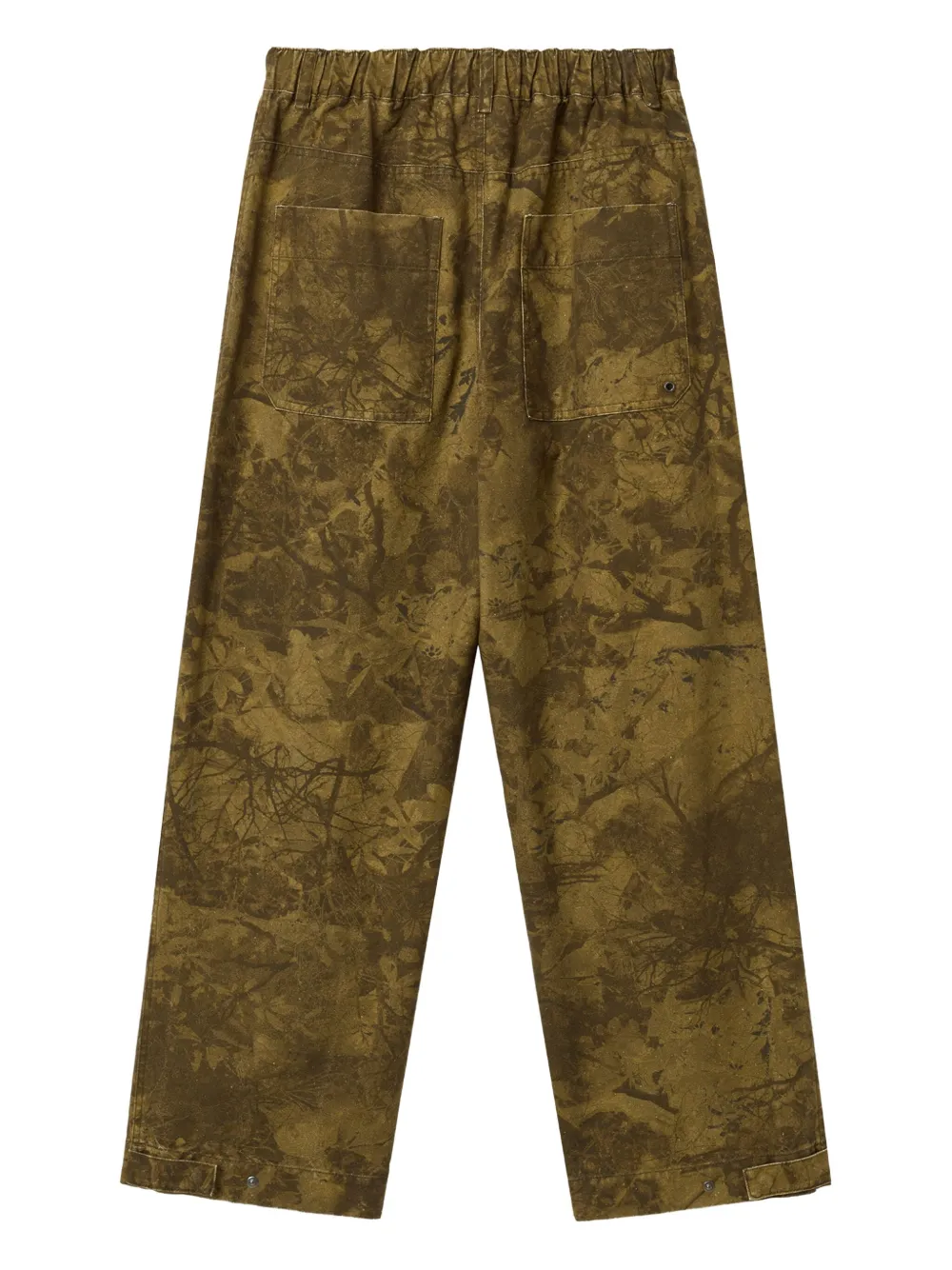 Low Classic drawstring camouflage trousers - Bruin