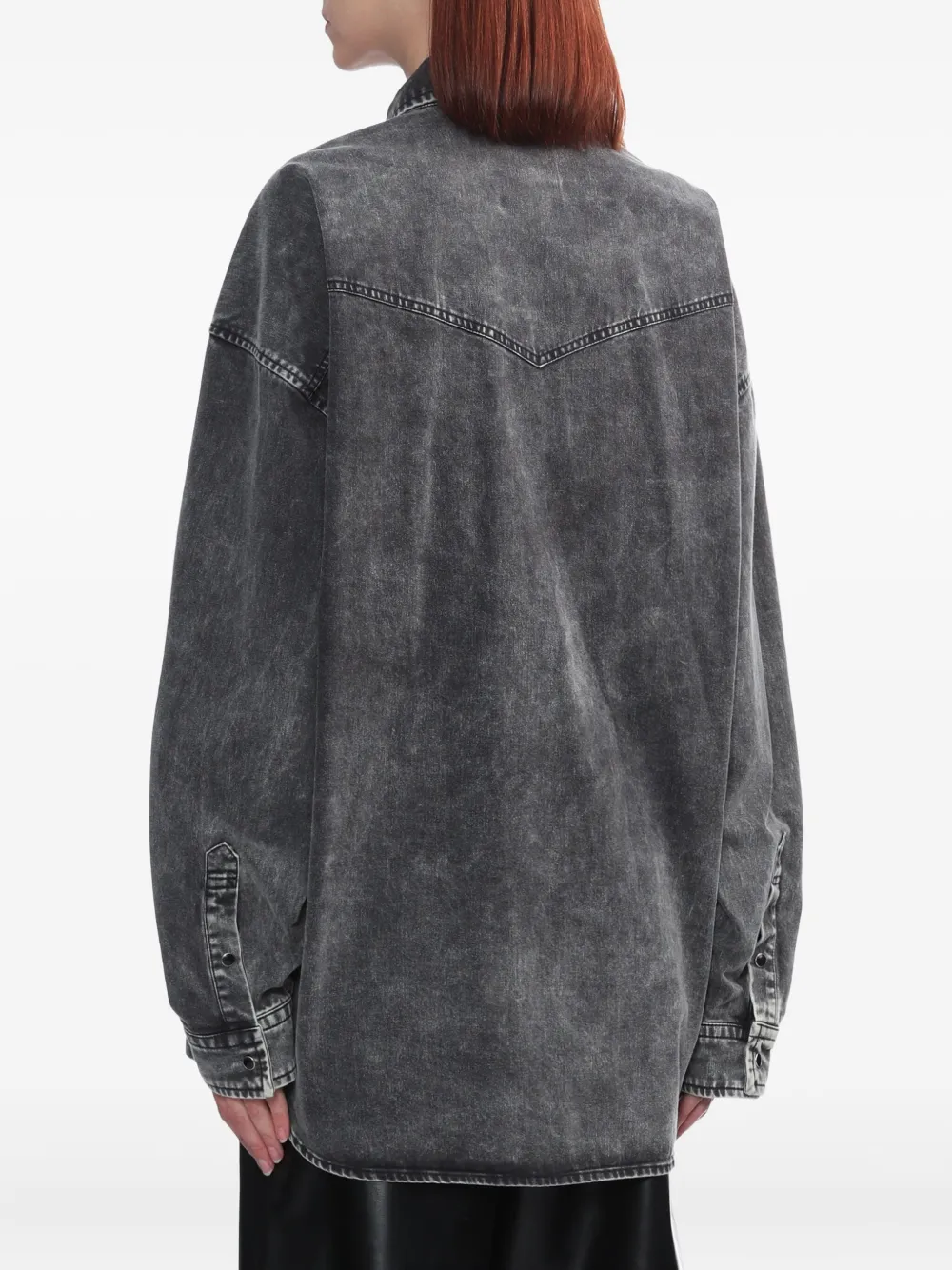 Maison MIHARA YASUHIRO Denim blouse Grijs