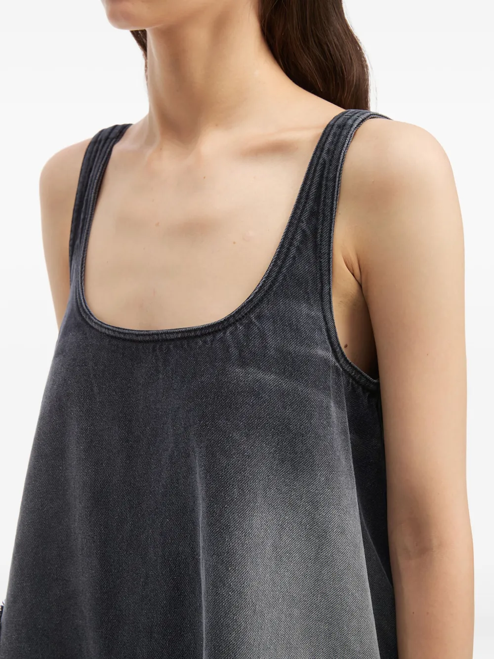 Simone Rocha Mini-jurk met kralen applicatie Grijs