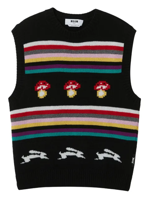 MSGM 条纹坦克背心