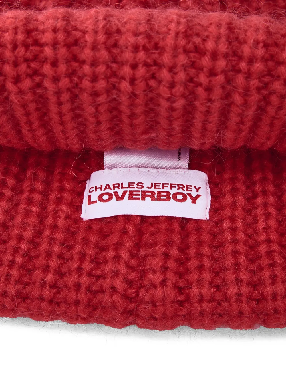 Charles Jeffrey Loverboy Gebreide muts Rood