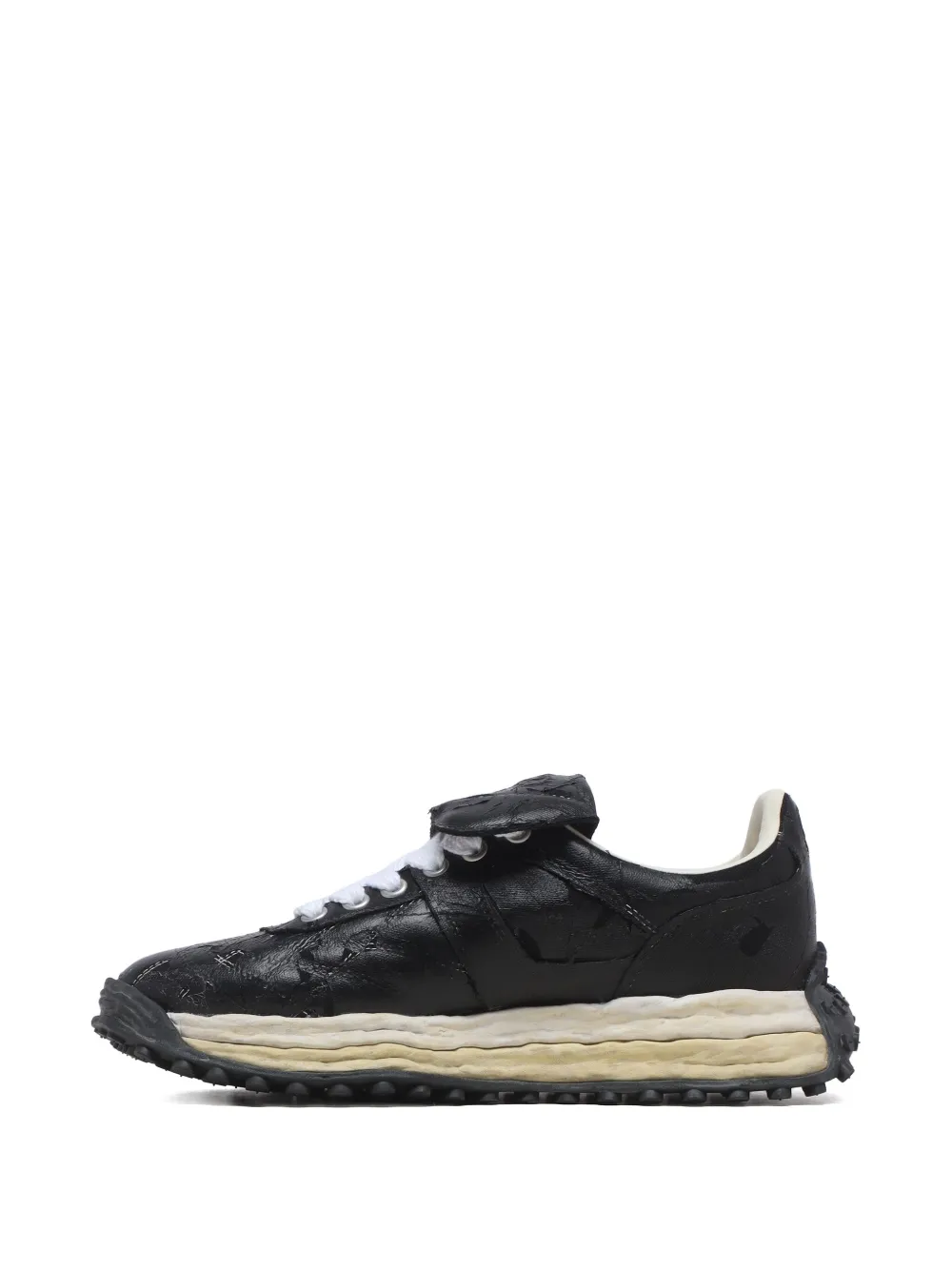 Maison MIHARA YASUHIRO Scott gewatteerde sneakers Zwart