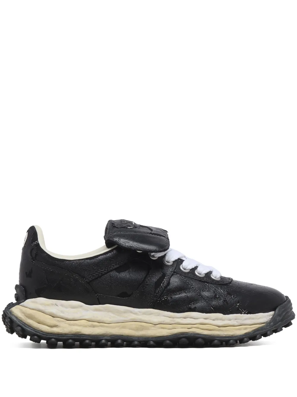Maison MIHARA YASUHIRO Scott gewatteerde sneakers Zwart
