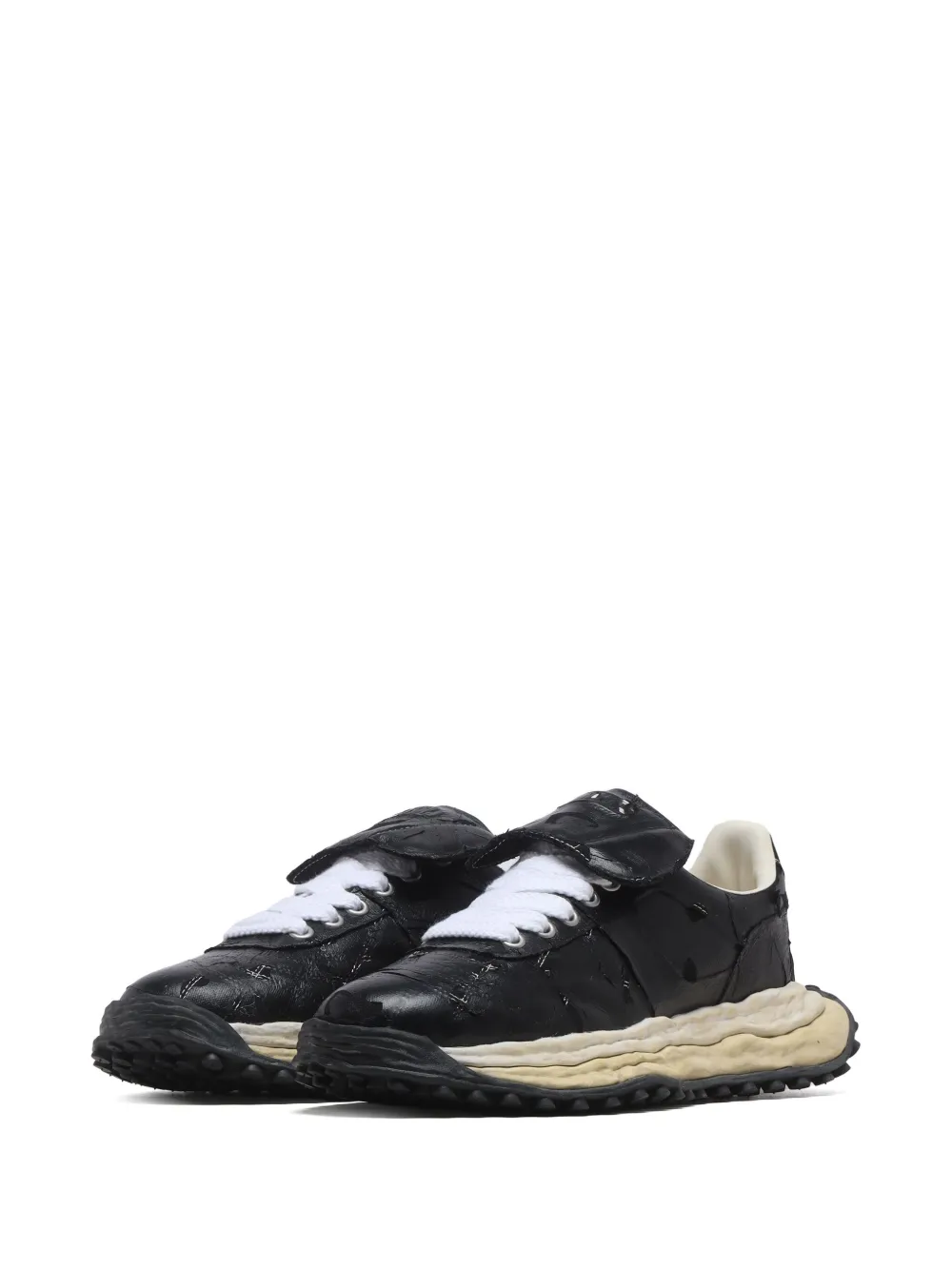Maison MIHARA YASUHIRO Scott gewatteerde sneakers Zwart