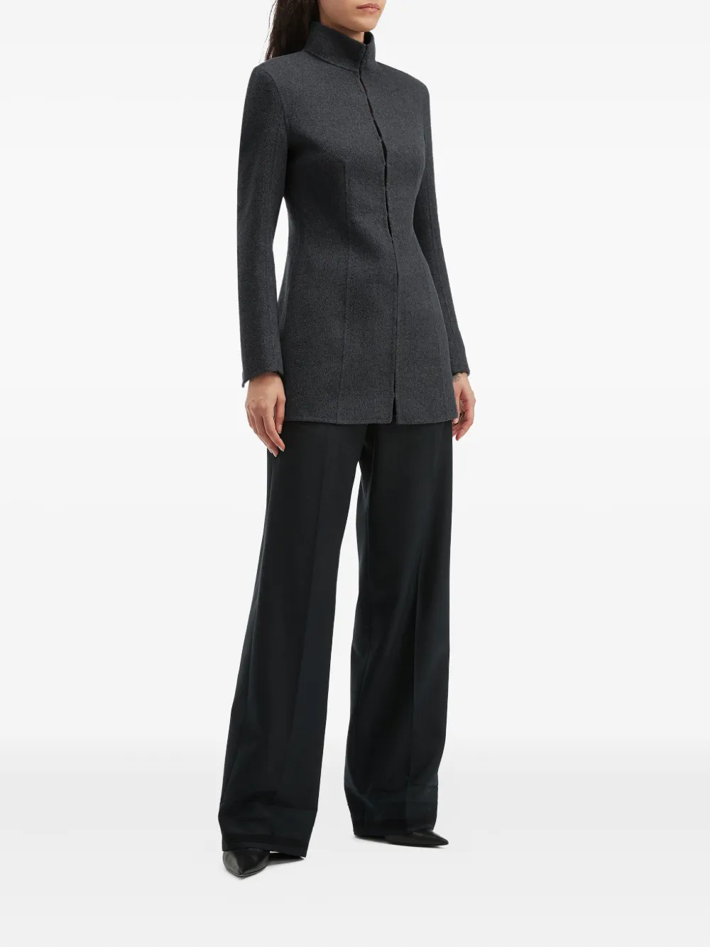 Kimhekim Klassischer Mantel | Einreiher | Image 2