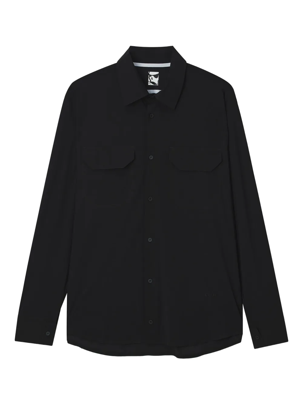 GR10K pocket button shirt | Black | Image 1