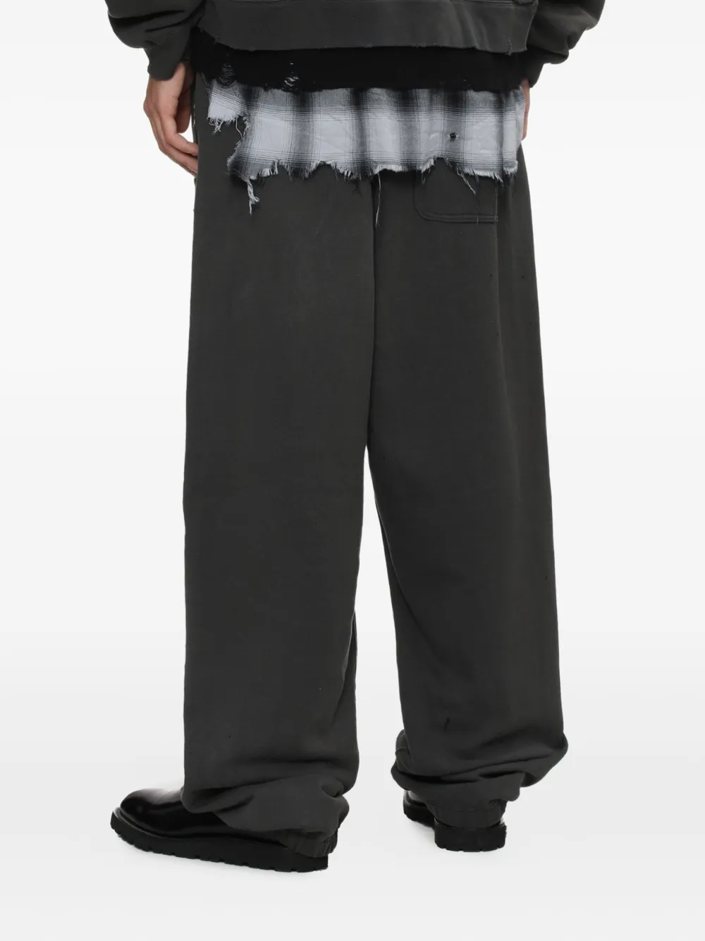 Maison MIHARA YASUHIRO Verfraaide trainingsbroek Grijs