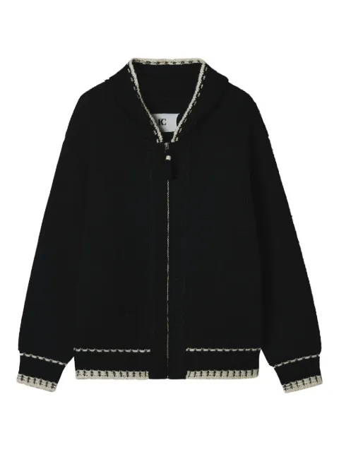 Low Classic zip trim cardigan