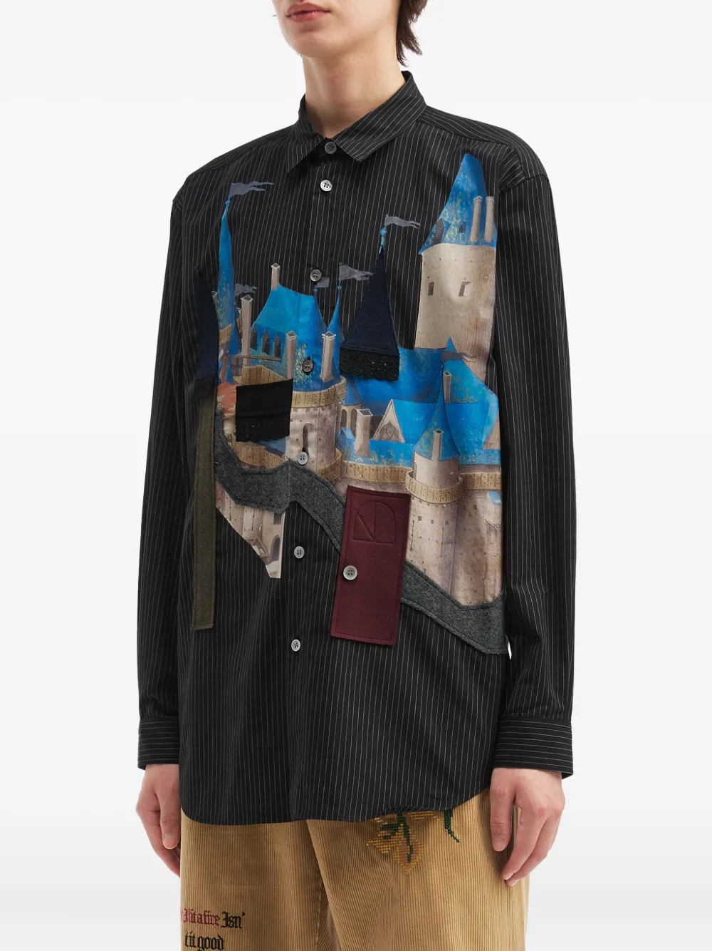  Khoki Camisa A Rayas - Negro 