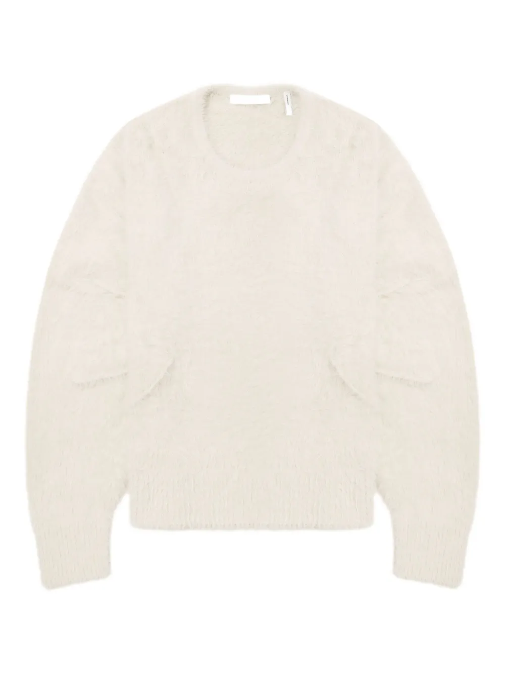 Helmut Lang Panelled Sweater In Neutral
