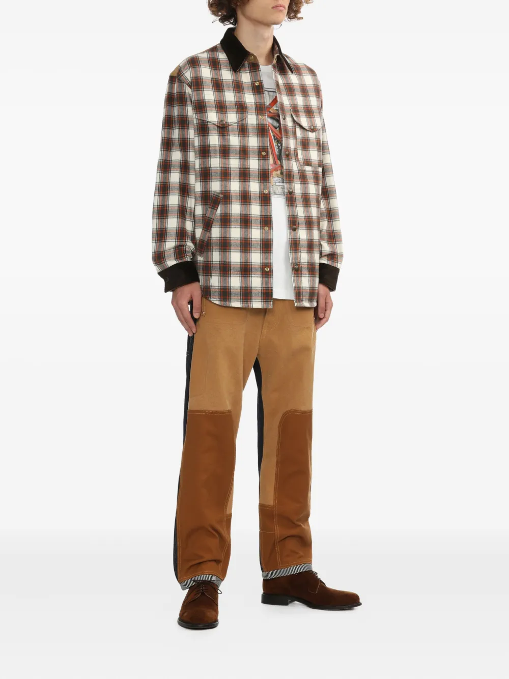 Junya Watanabe X Levi's Panelled Jeans In Neutral