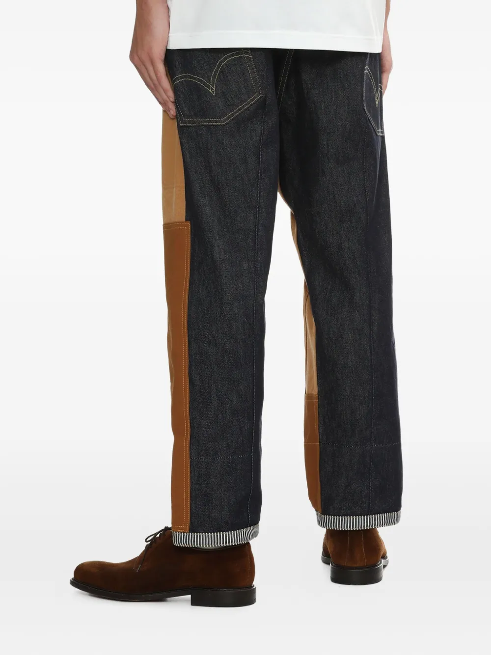 Junya Watanabe X Levi's Panelled Jeans In Neutral