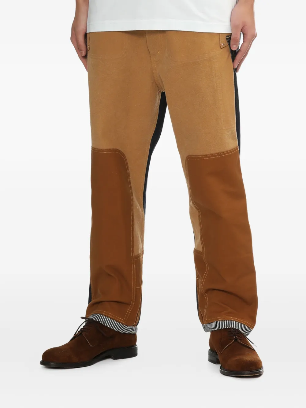 Junya Watanabe X Levi's Panelled Jeans In Neutral