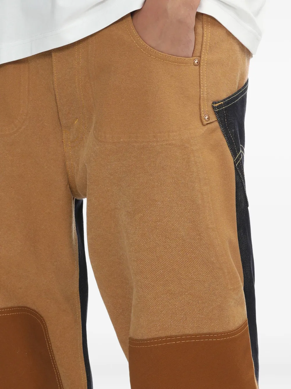 Junya Watanabe X Levi's Panelled Jeans In Neutral