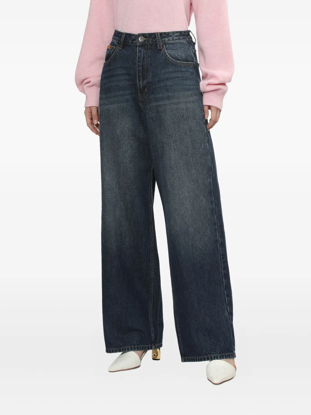 Bapy By *a Bathing Ape® Five-pocket Jeans In Blue