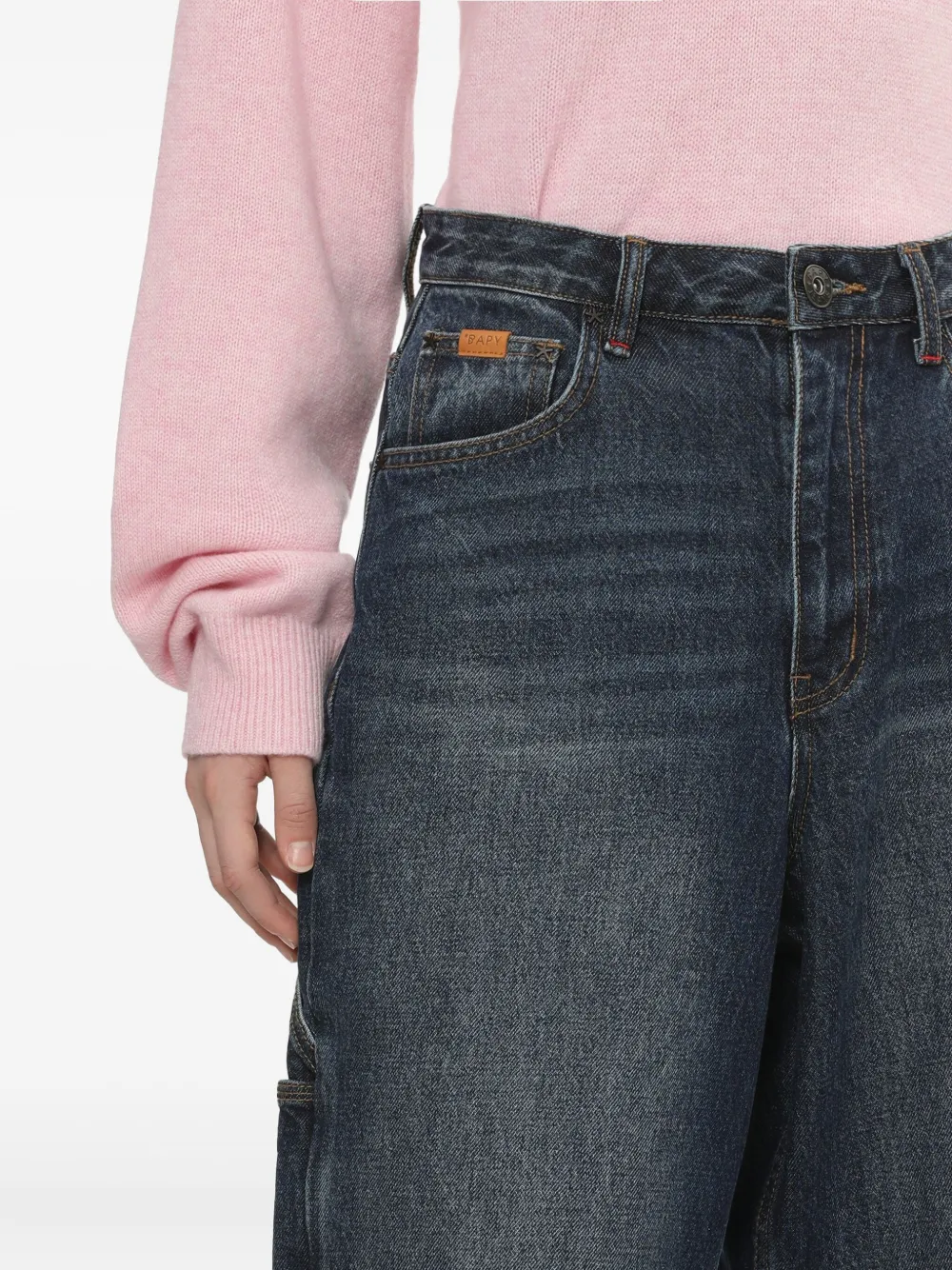 Bapy By *a Bathing Ape® Five-pocket Jeans In Blue