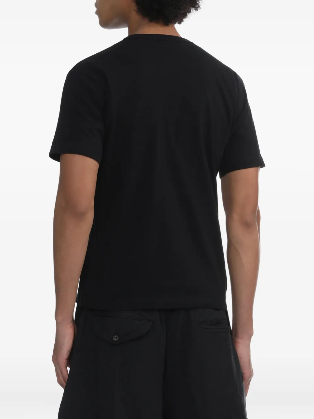 Black Comme Des Garçons x Nike T-shirt met print Zwart