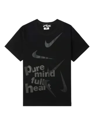 Black Comme Des Garçons x Nike グラフィック Tシャツ | ブラック