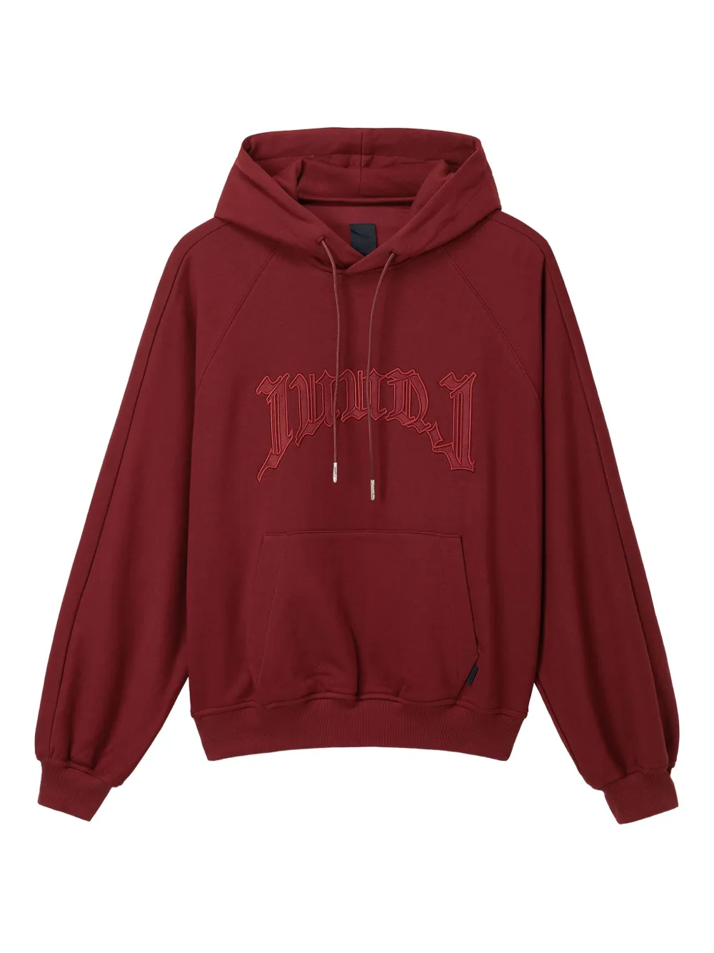 Juun.J Hoodie met borduurwerk Rood