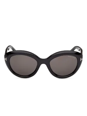 TOMFORDのブラックの キャットアイ サングラス TOM FORD Eyewear キャットアイ サングラス | レッド | FARFETCH JP