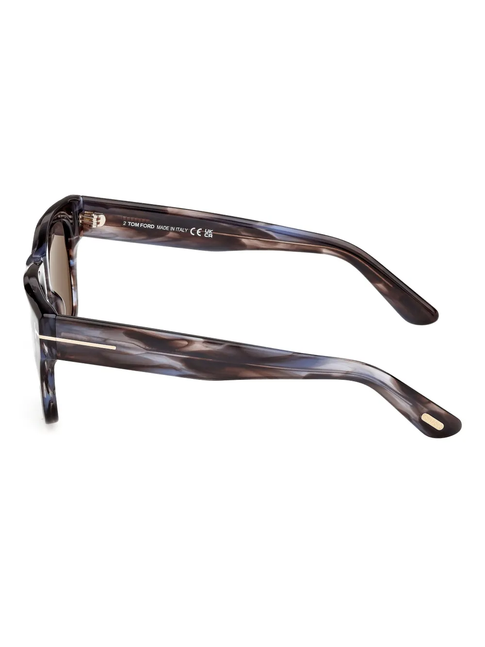 TOM FORD Eyewear Zonnebril met vierkant montuur Bruin