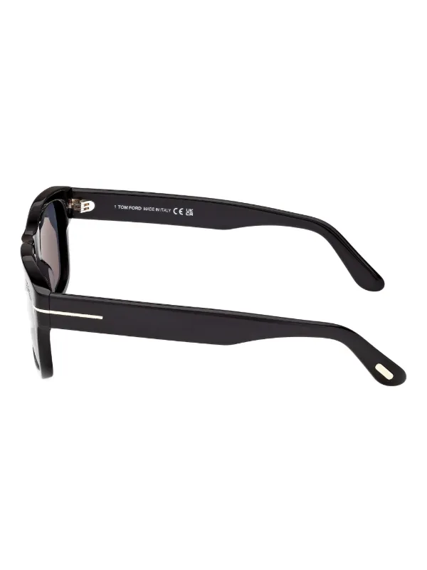 TOM FORD Eyewear スクエアフレーム サングラス | ブラック | FARFETCH JP