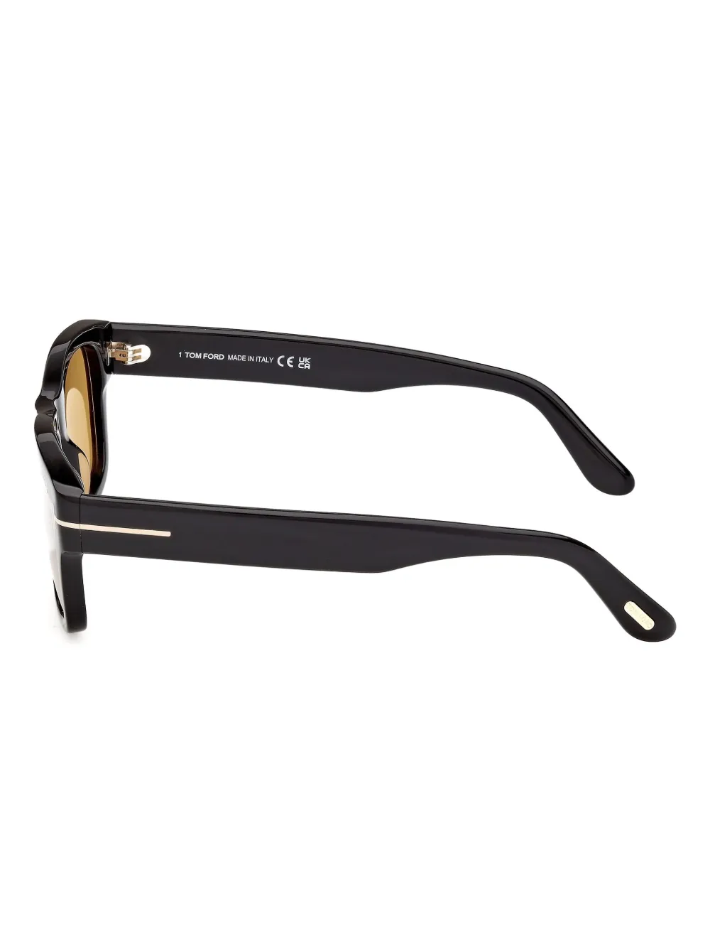 TOM FORD Eyewear Zonnebril met vierkant montuur Zwart