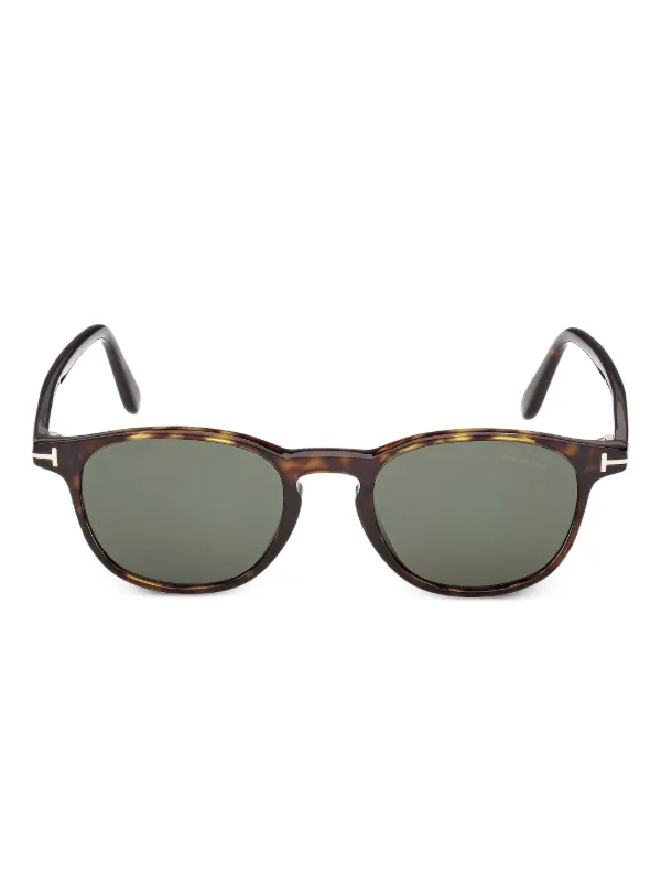 TOM FORD Eyewear ラウンドフレーム サングラス | ブラウン | FARFETCH JP