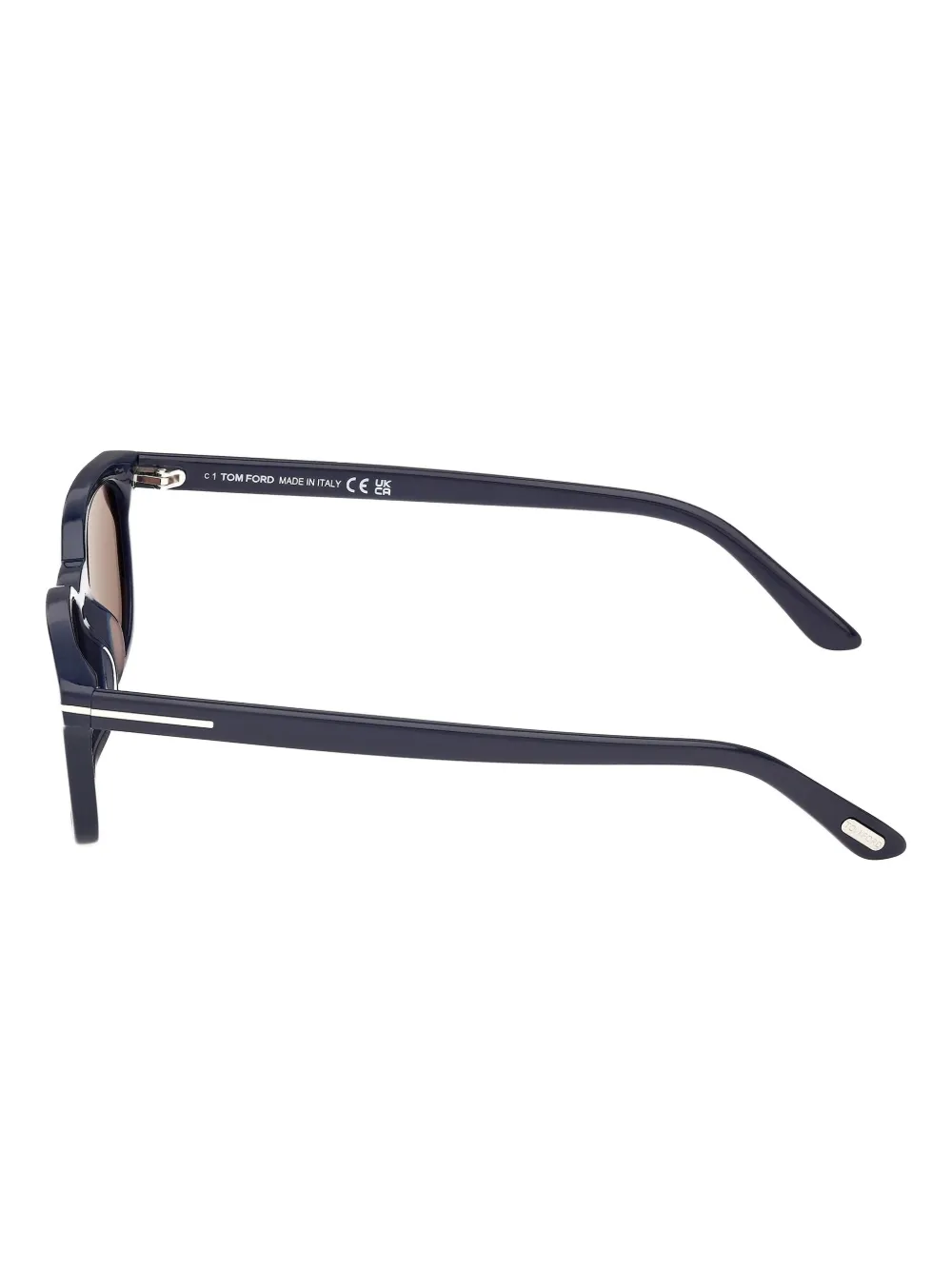 TOM FORD Eyewear Zonnebril met vierkant montuur Zwart