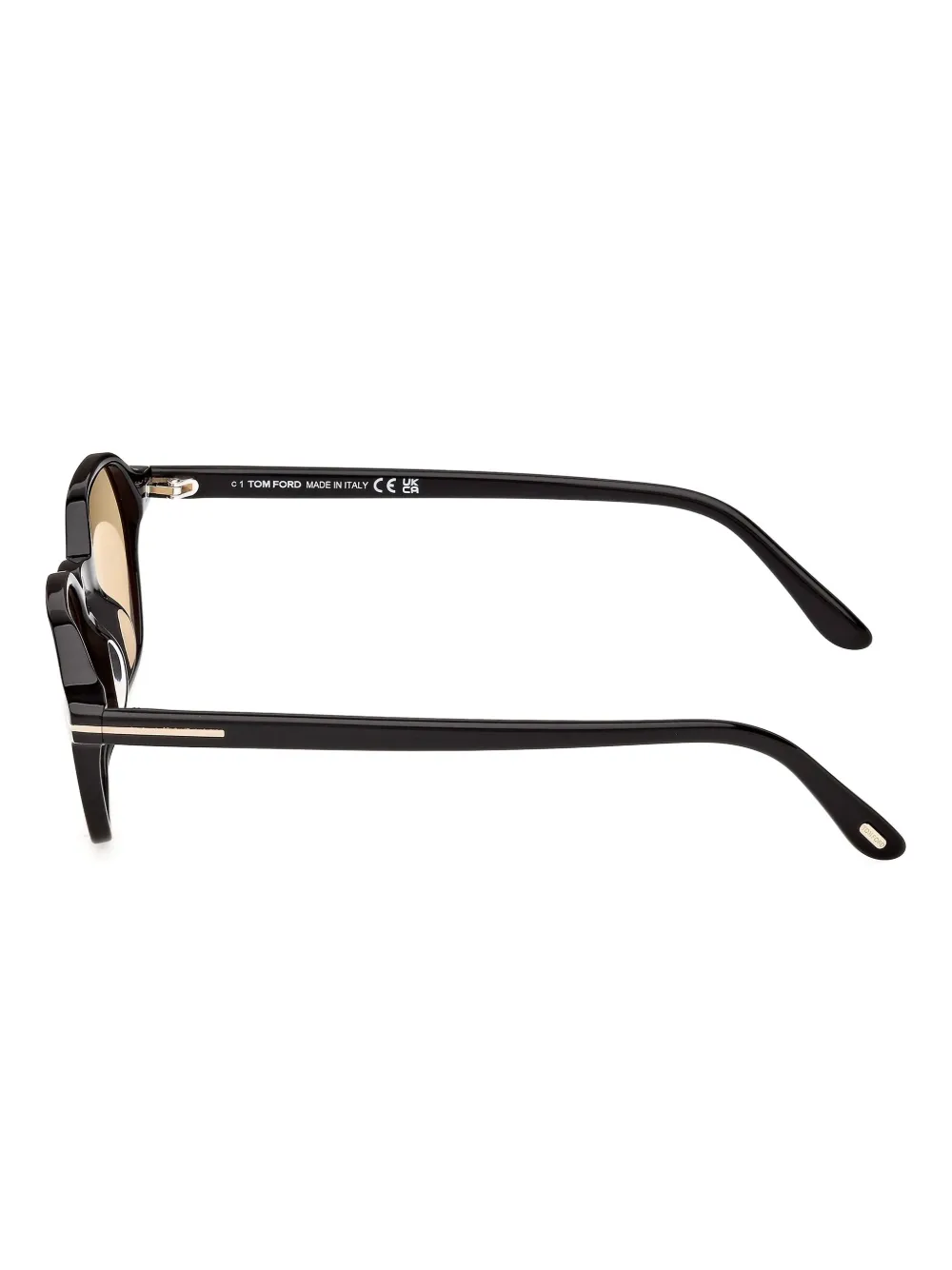 TOM FORD Eyewear FT1301 geometrische zonnebril Zwart