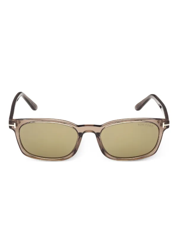 TOM FORD Eyewear Miles-02 サングラス | ブラウン | FARFETCH JP