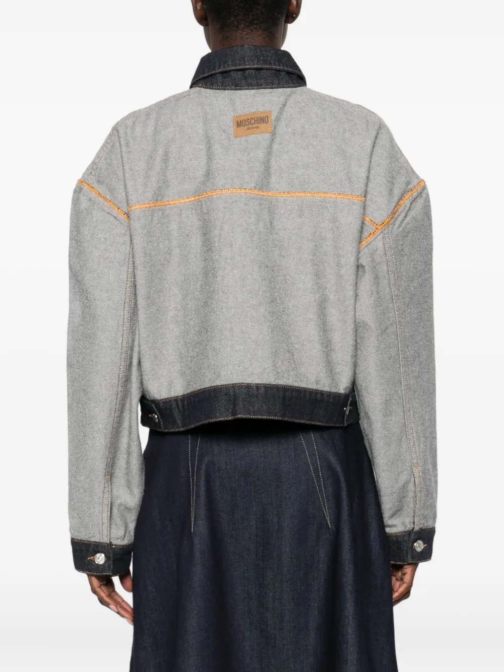 MOSCHINO JEANS Denim jack Grijs