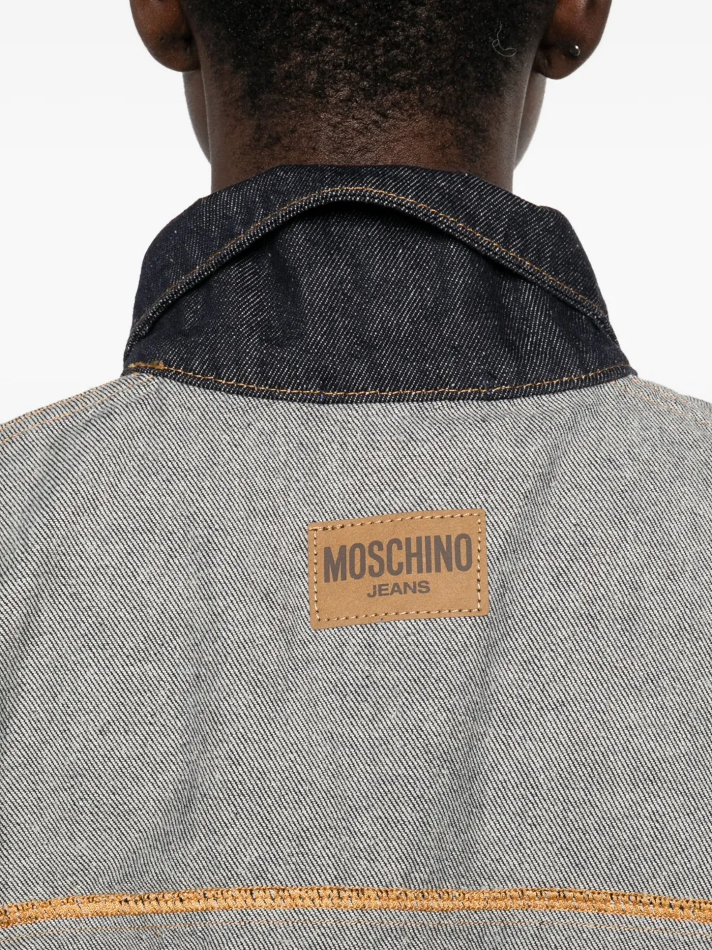 MOSCHINO JEANS Denim jack Grijs