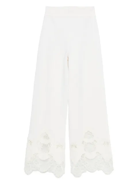 Ermanno Scervino lace-detail pants