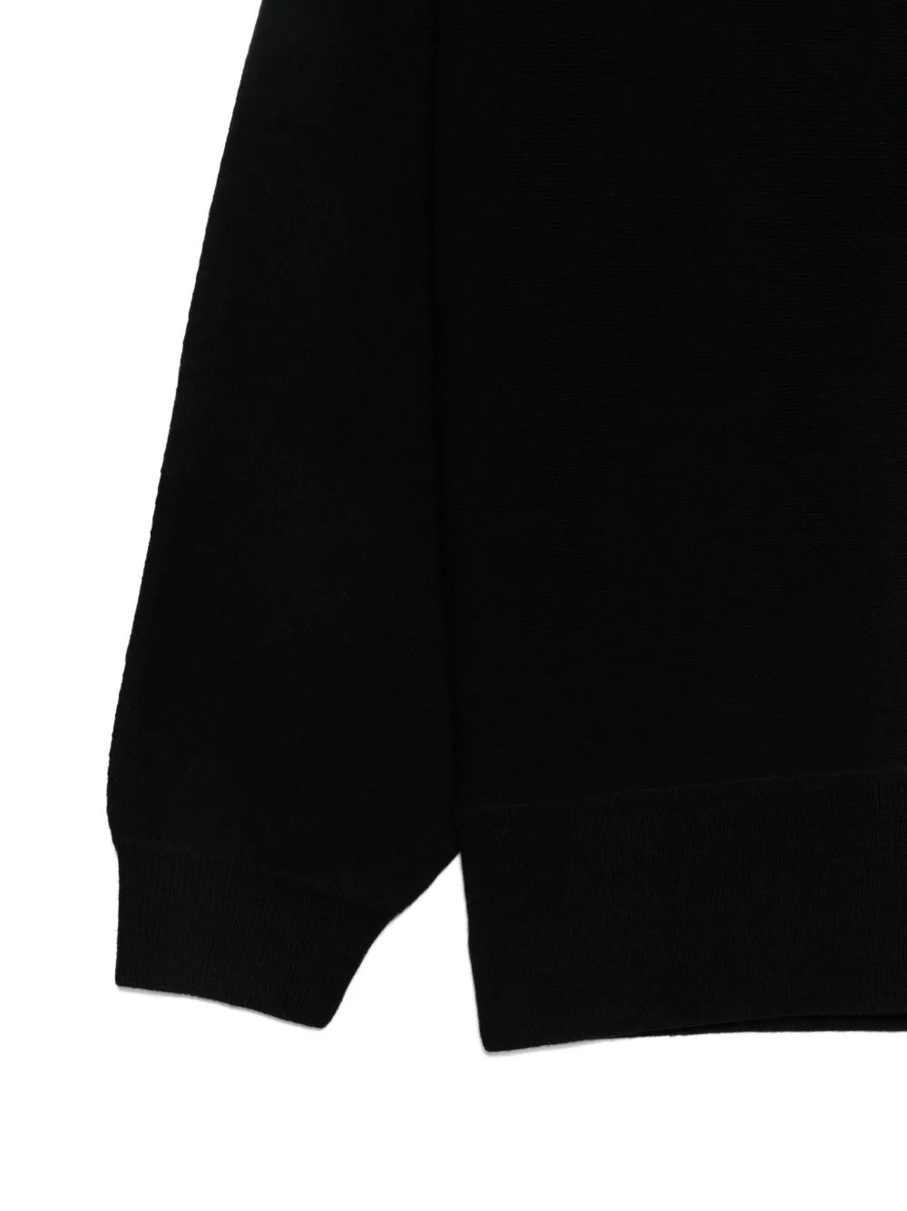 Luisa Cerano Ribgebreide trui Zwart