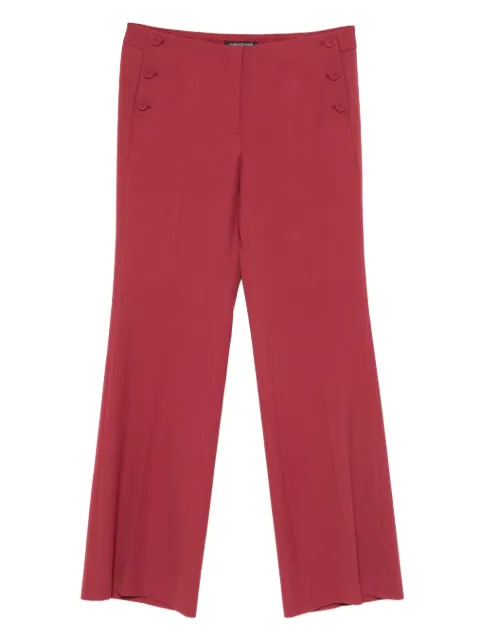 Luisa Cerano button-detail trousers