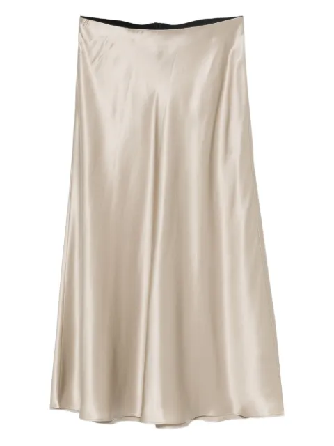 Luisa Cerano falda midi con diseño acampanado