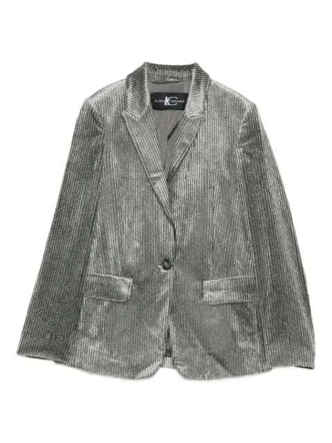 Luisa Cerano blazer de pana con botones