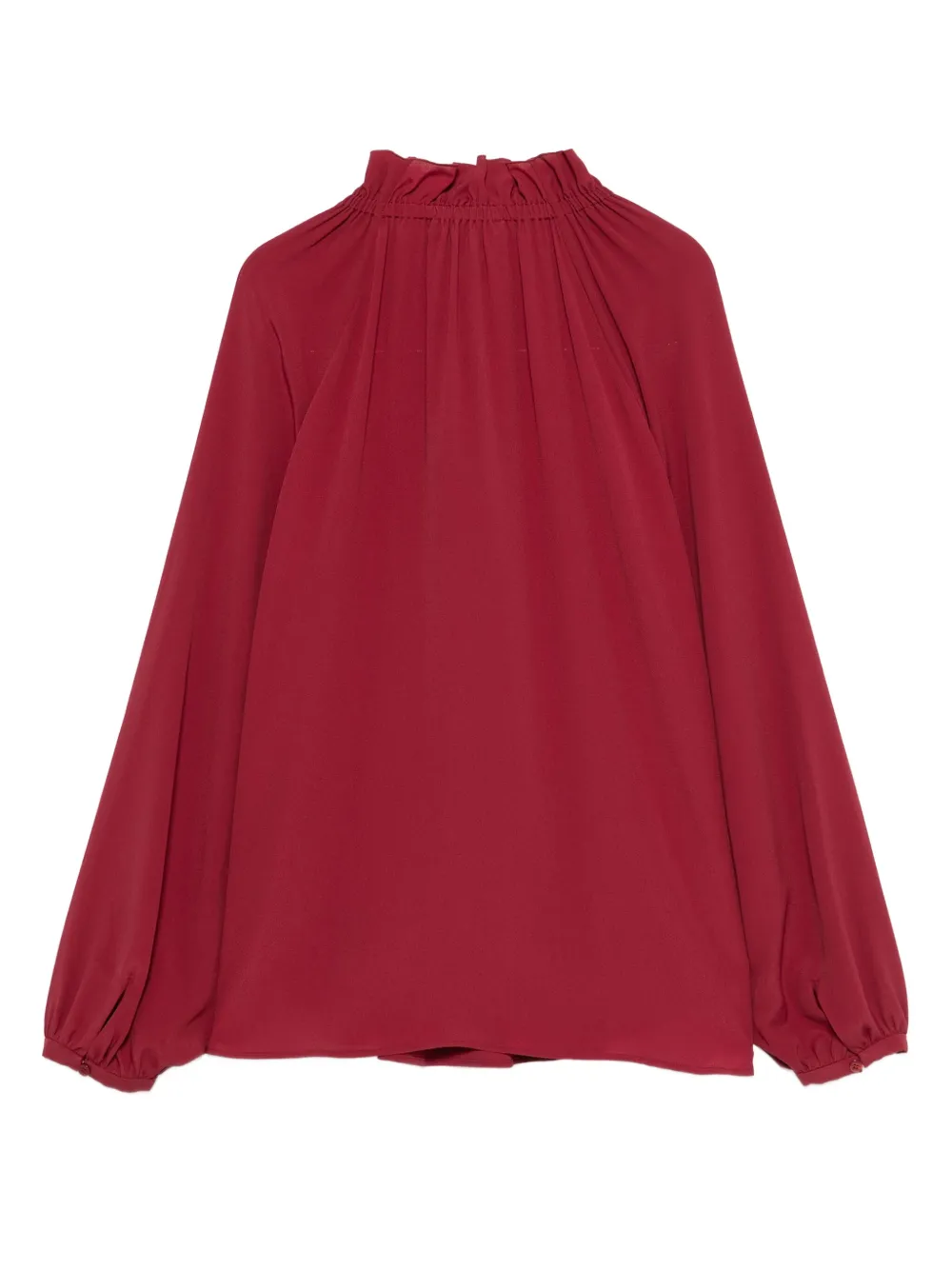 Luisa Cerano Shirt met ruches - Rood