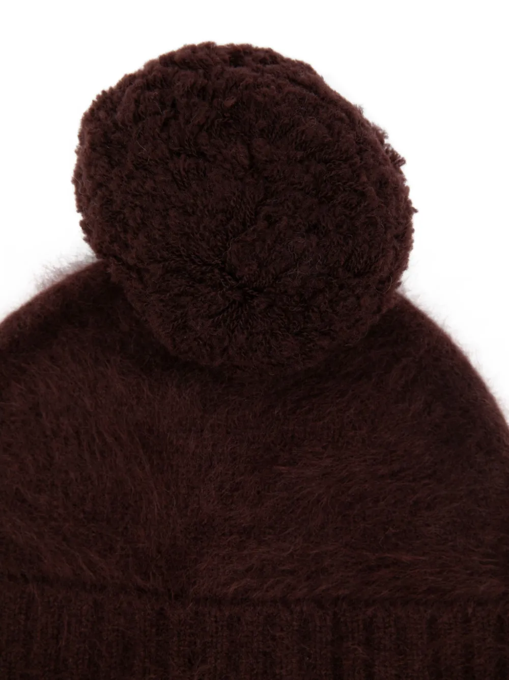 Dorothee Schumacher Muts verfraaid met pompon Bruin