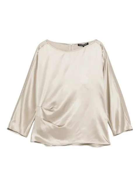 Luisa Cerano draped-detailing top