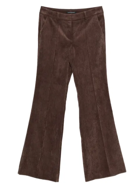 Luisa Cerano corduroy flared trousers