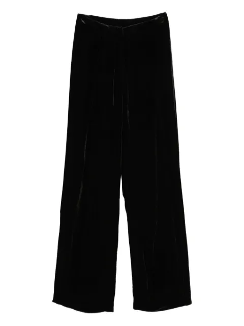 Raquel Diniz wide-leg velvet trousers