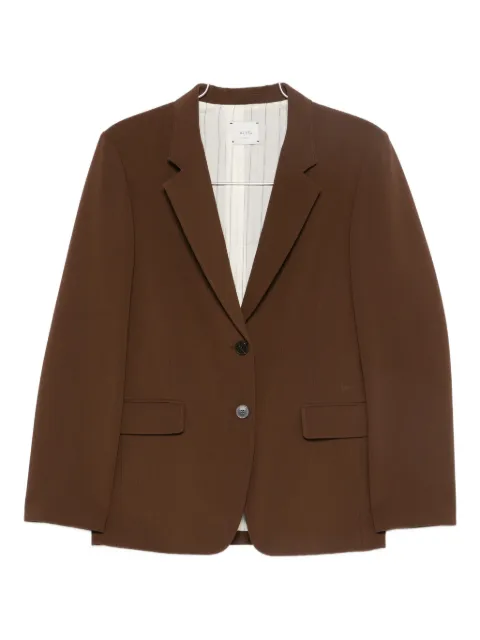 Alysi notched-lapel blazer