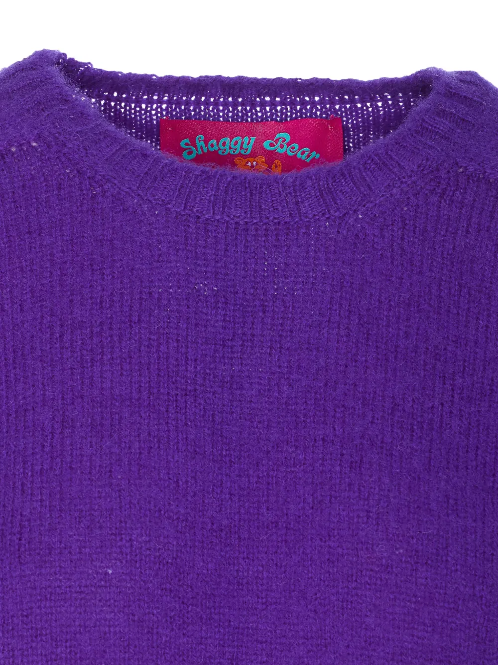 Howlin' Shaggy Bear Sweater In Purple