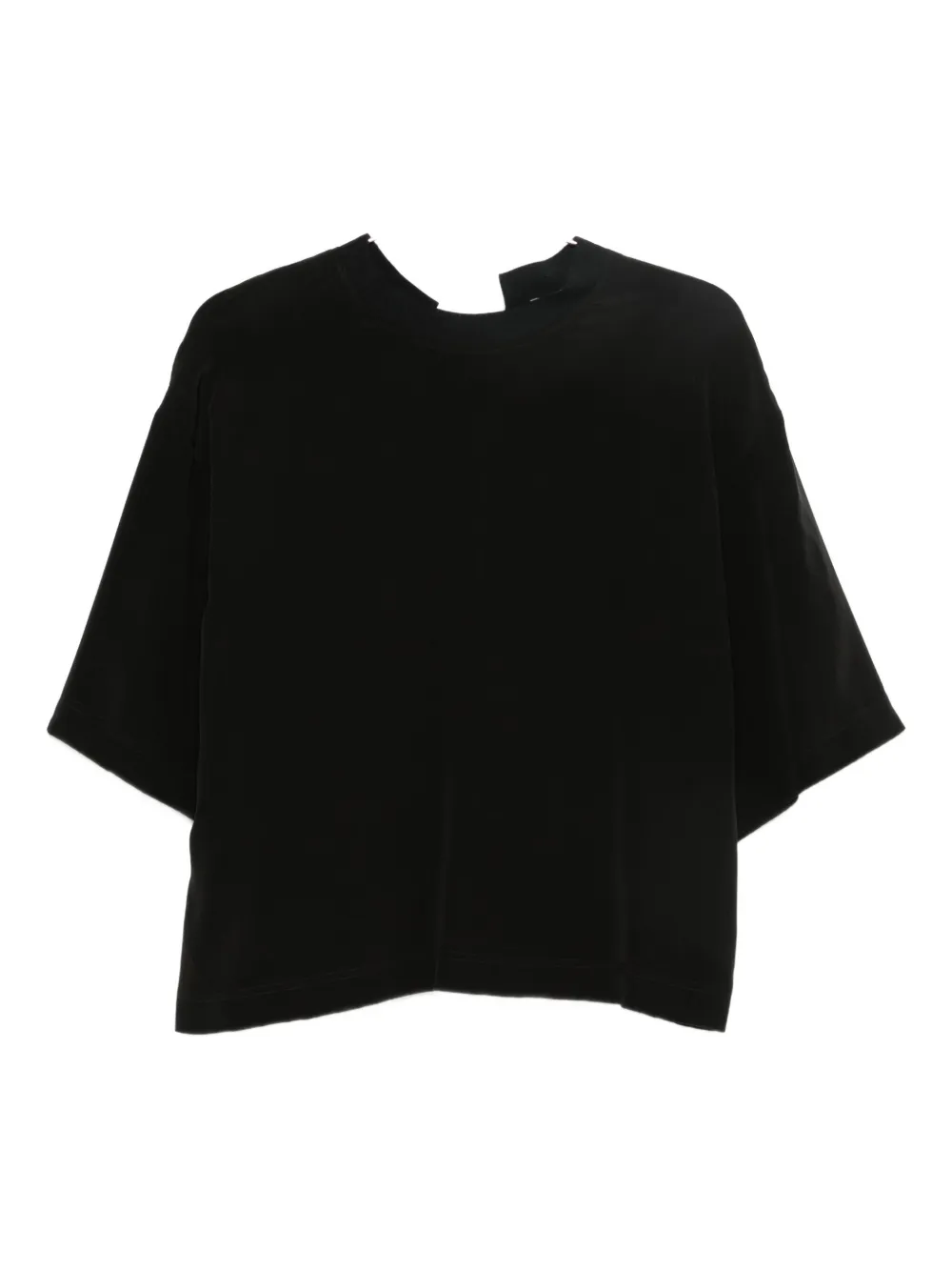Alysi drop-shoulder T-shirt | Black | Image 1