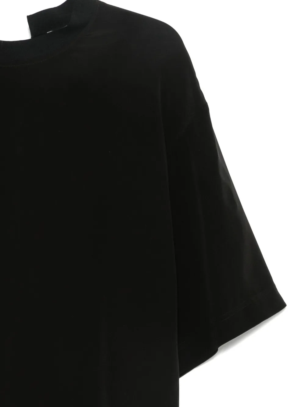 Alysi Drop-shoulder T-shirt In Black