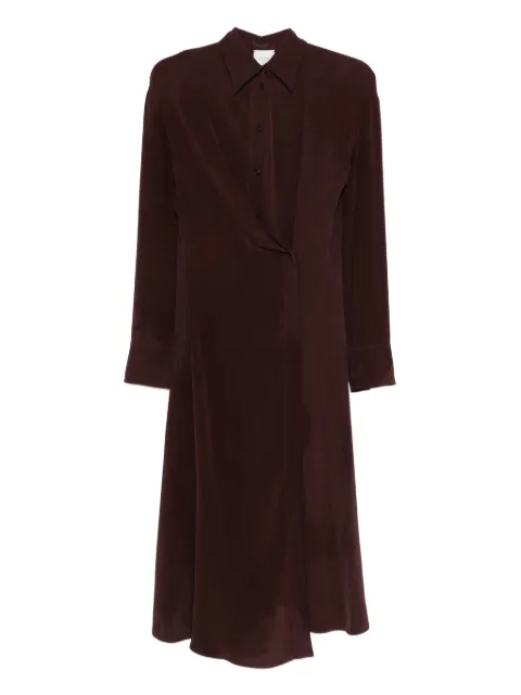 Alysi silk shirt dress